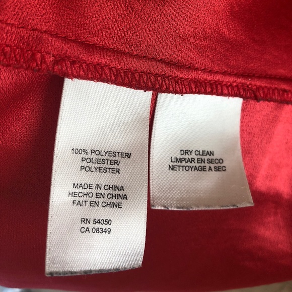 Rachel Roy Red Satin lined Mini Dress! - Picture 4 of 4